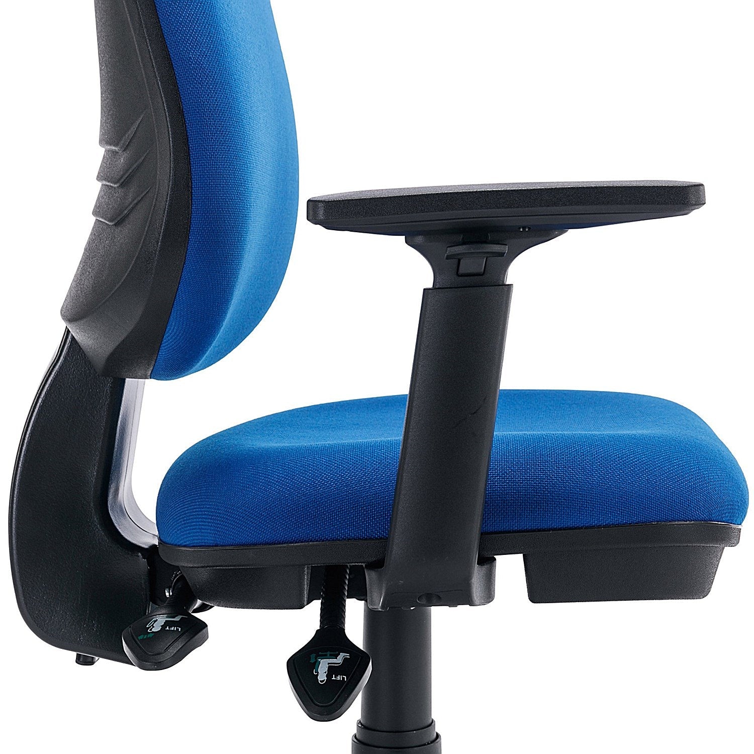 Two Lever Sheaf Operator Chair Royal Blue with Adjustable Arms Easy2Order : KF800376