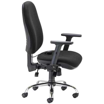 Arista Aire High Back Ergonomic Operator Chair, Black