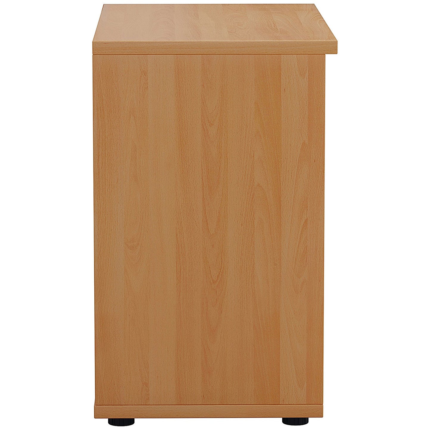 First Desk High Bookcase, 1 Shelf, 730mm High, Beech