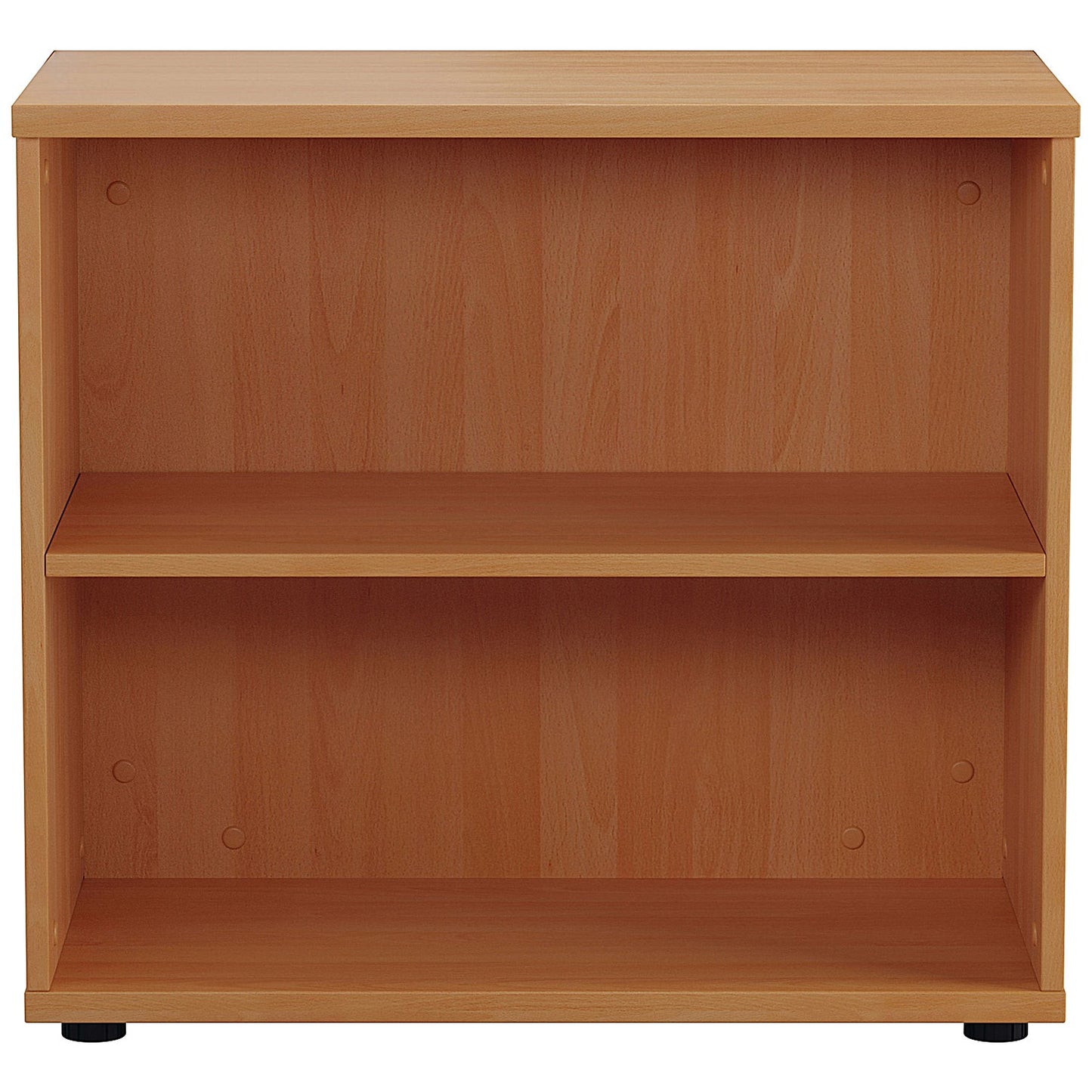 First Desk High Bookcase, 1 Shelf, 730mm High, Beech