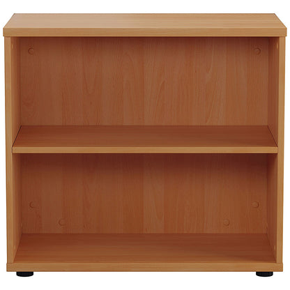 First Desk High Bookcase, 1 Shelf, 730mm High, Beech