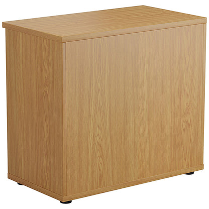 First Desk High Bookcase, 1 Shelf, 730mm High, Oak