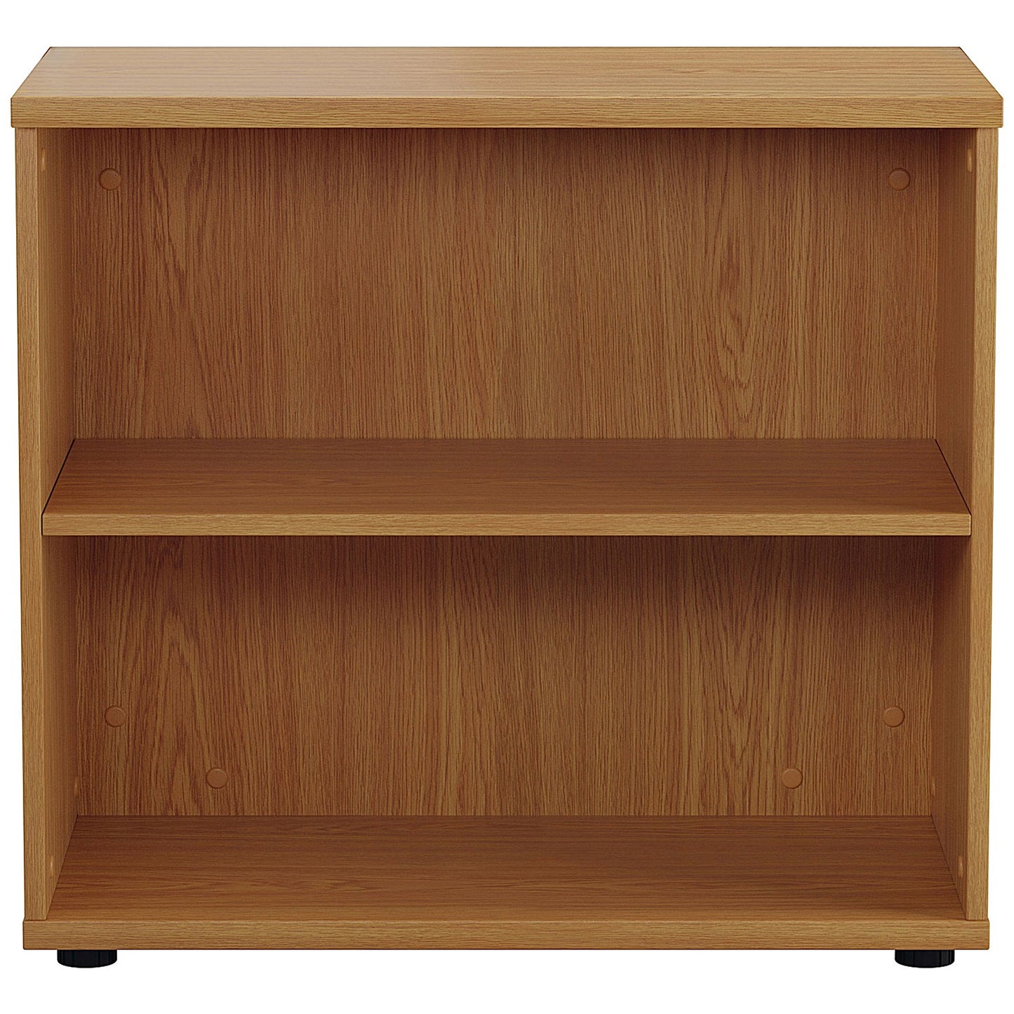 First Desk High Bookcase, 1 Shelf, 730mm High, Oak