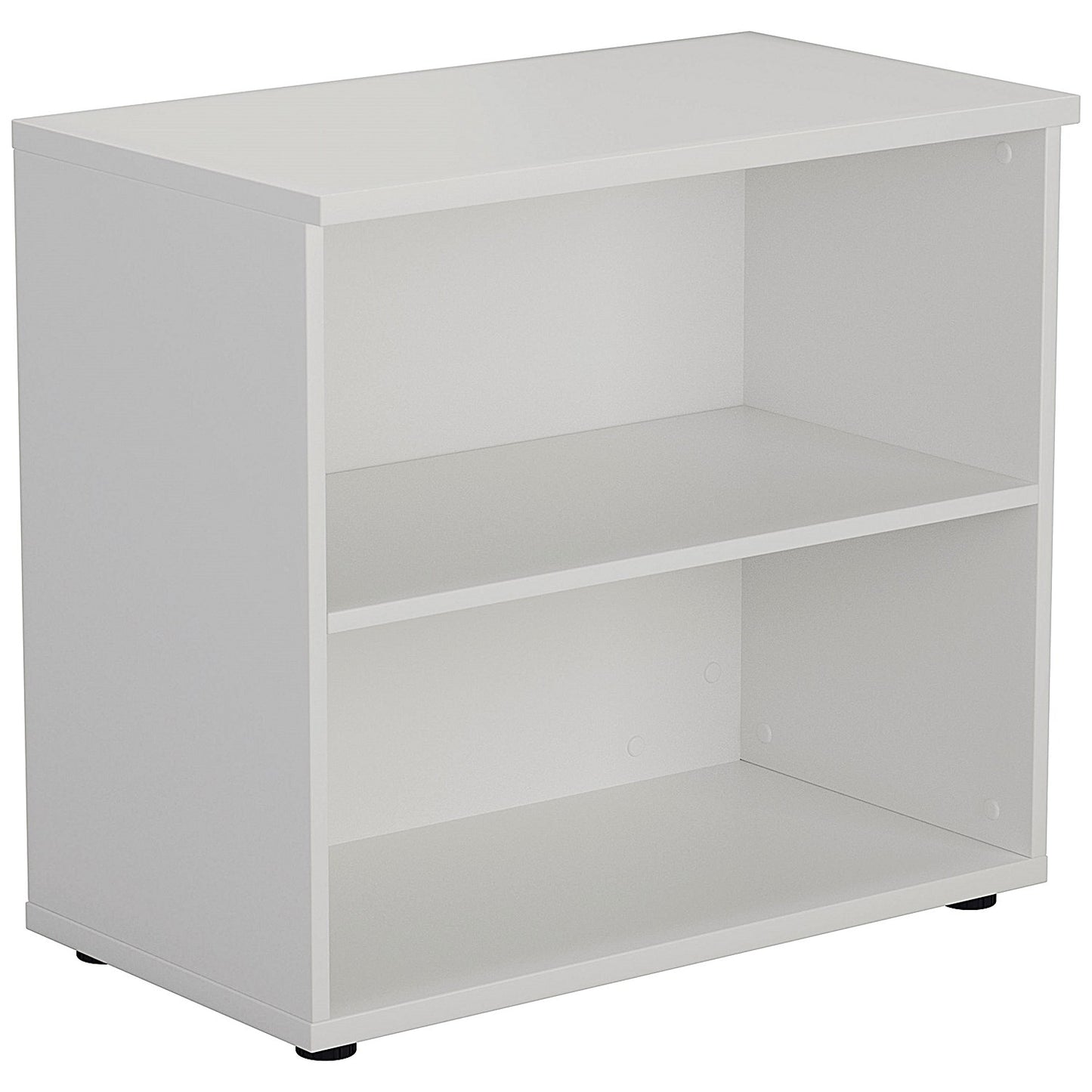 First Desk High Bookcase, 1 Shelf, 730mm High, White