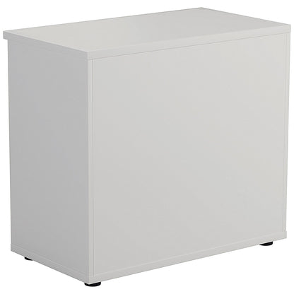 First Desk High Bookcase, 1 Shelf, 730mm High, White