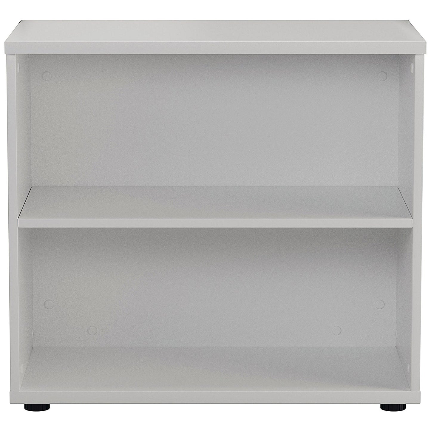 First Desk High Bookcase, 1 Shelf, 730mm High, White