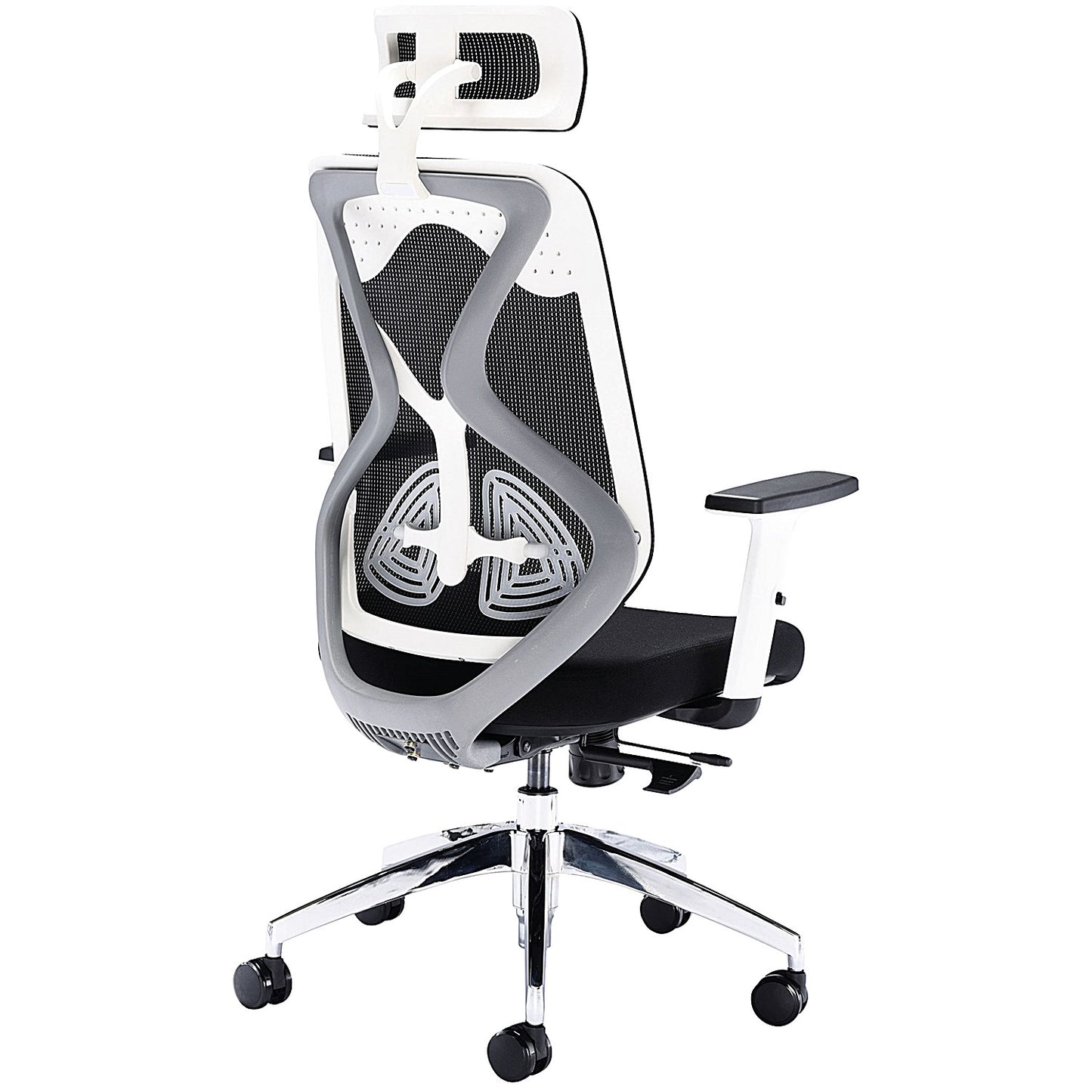 Arista Stealth High Back Chair, Black & White