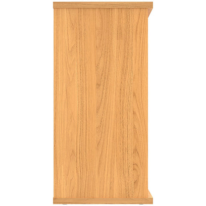 Astin Low Bookcase, 1 Shelf, 816mm High, Beech