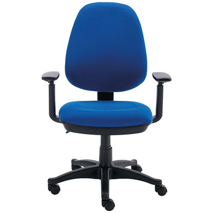Astin Nesta Operator Chair with Adjustable Arms, Blue