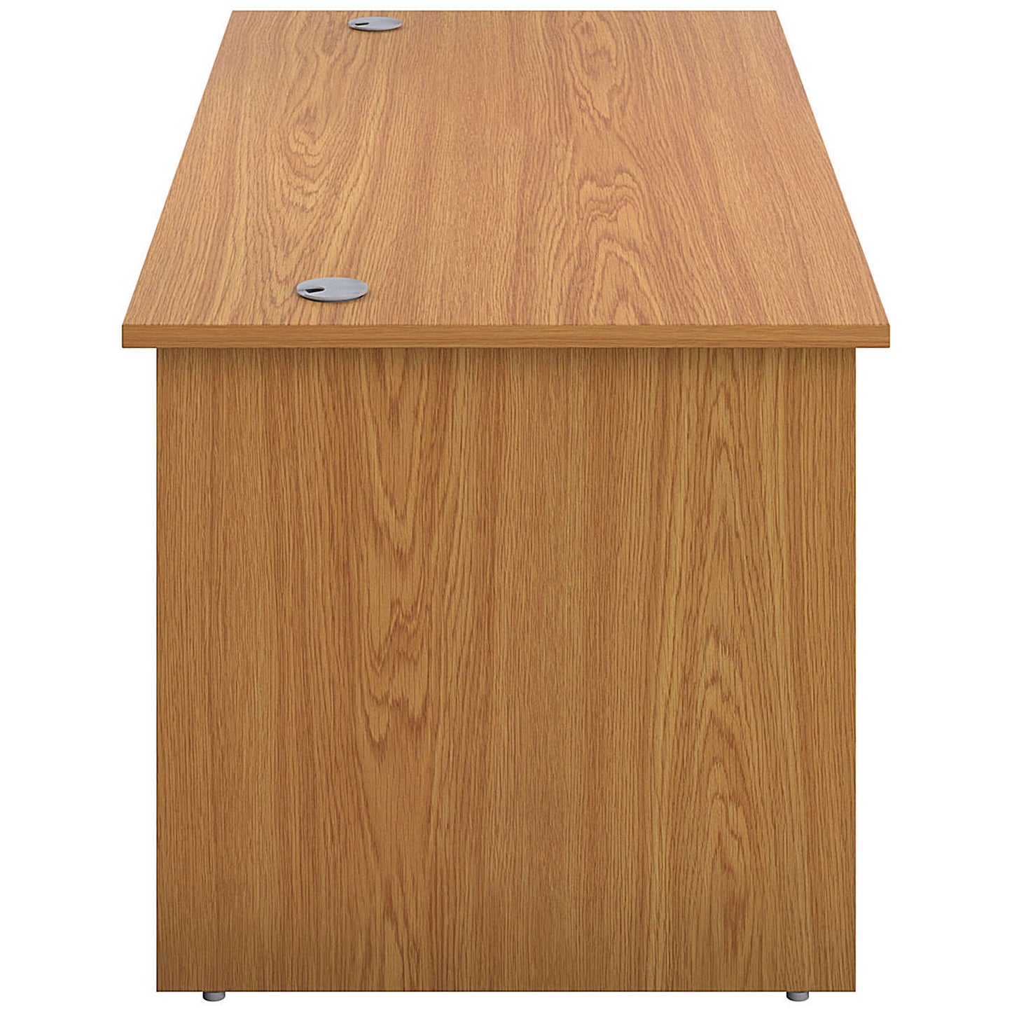 Jemini 1200mm Rectangular Desk, Panel End Leg, Oak