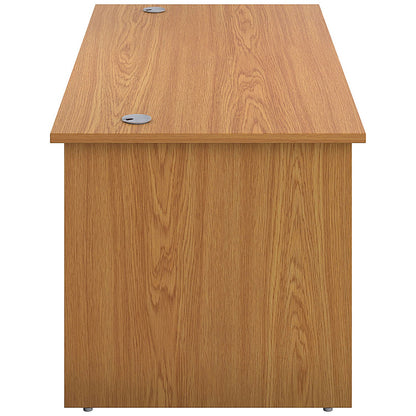 Jemini 1200mm Rectangular Desk, Panel End Leg, Oak