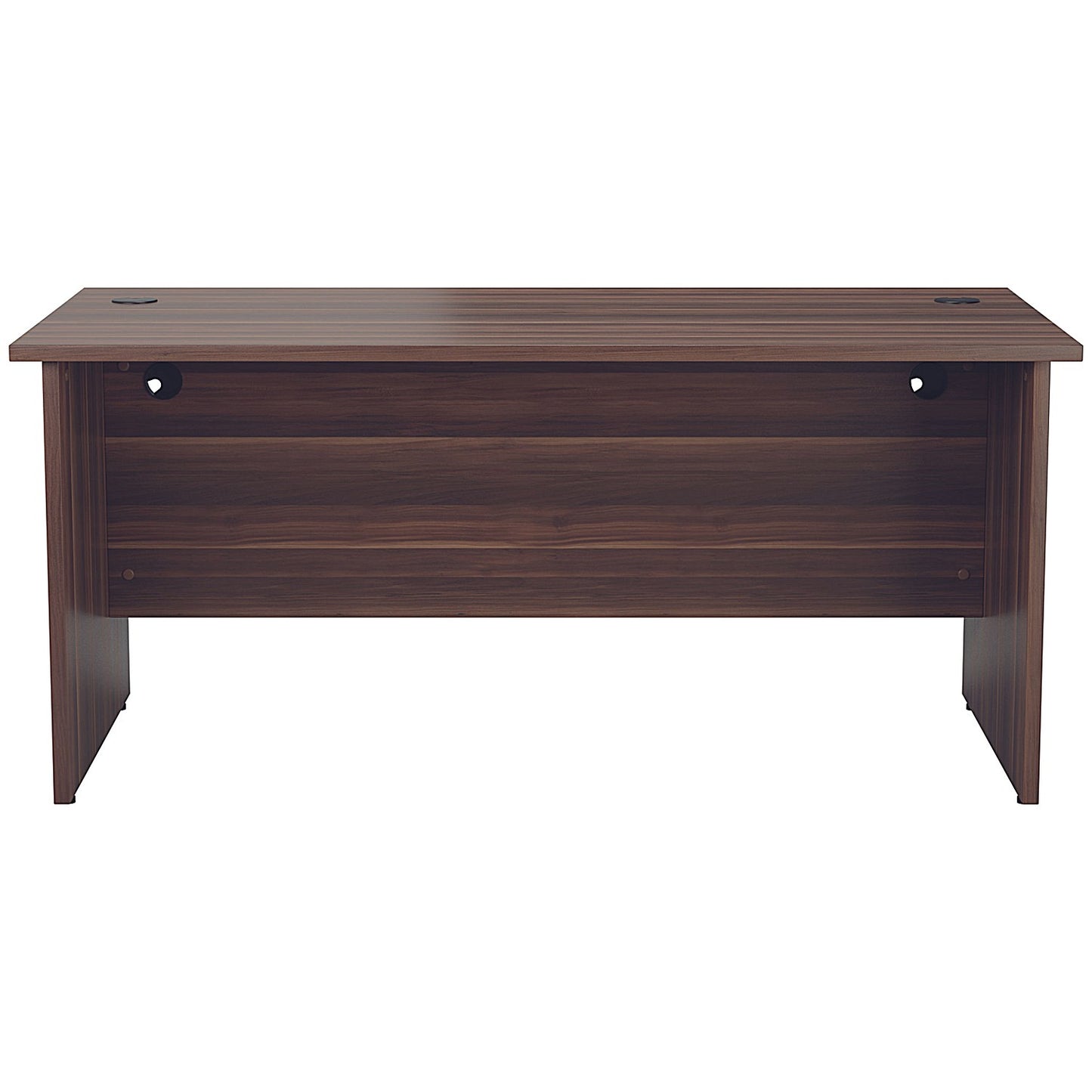 Jemini 1200mm Rectangular Desk, Panel End Leg, Walnut