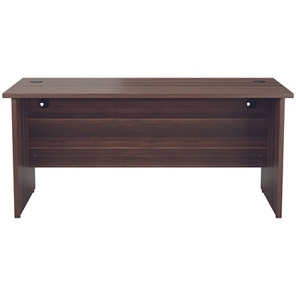 Jemini 1200mm Rectangular Desk, Panel End Leg, Walnut