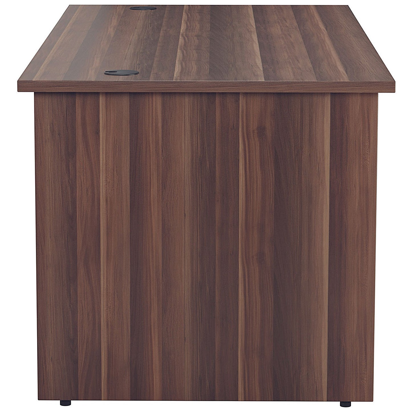 Jemini 1200mm Rectangular Desk, Panel End Leg, Walnut