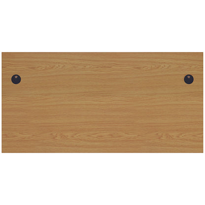Jemini 1400mm Rectangular Desk, Panel End Leg, Oak