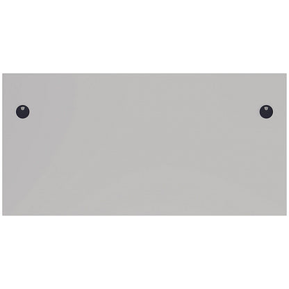 Jemini 1400mm Rectangular Desk, Panel End Leg, White