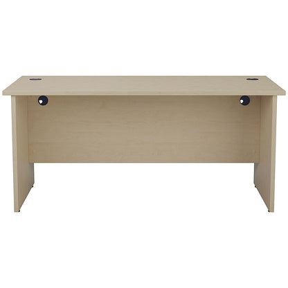 Jemini 1400mm Rectangular Desk, Panel End Leg, Maple