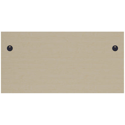 Jemini 1400mm Rectangular Desk, Panel End Leg, Maple