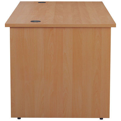 Jemini 1800mm Rectangular Desk, Panel End Leg, Beech