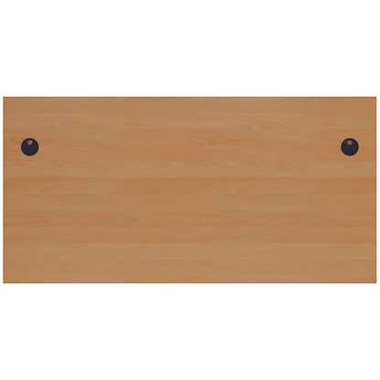 Jemini 1800mm Rectangular Desk, Panel End Leg, Beech