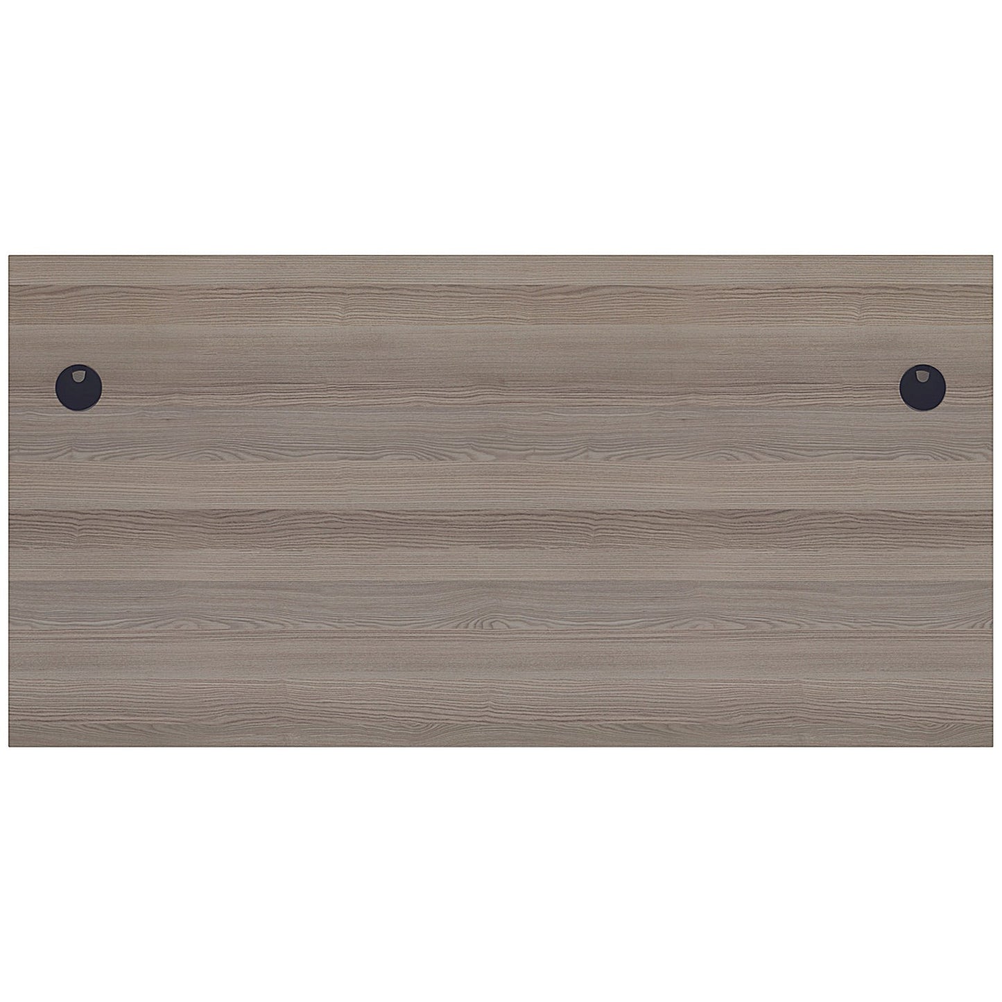 Jemini 1800mm Rectangular Desk, Panel End Leg, Grey Oak