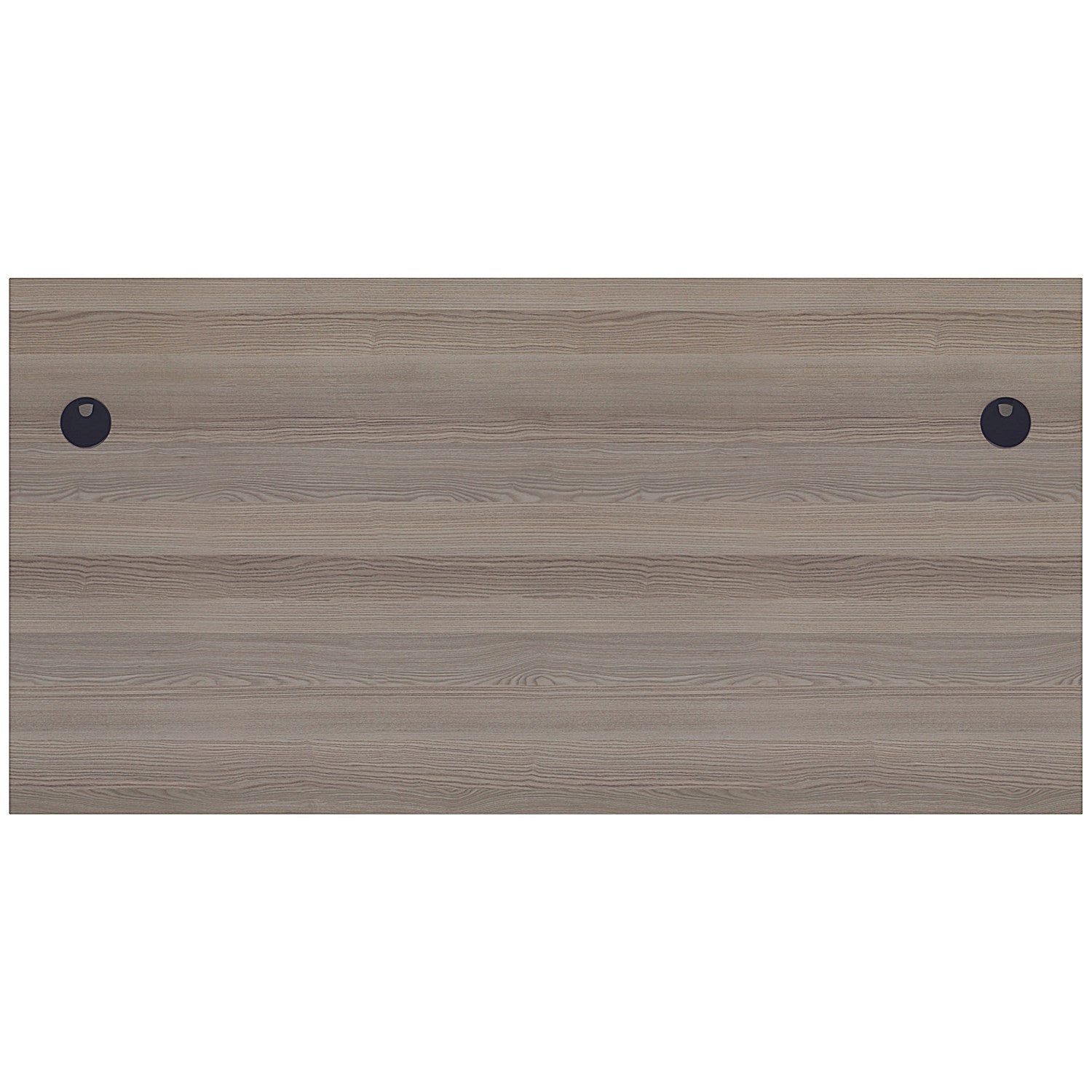 Jemini 1800mm Rectangular Desk, Panel End Leg, Grey Oak