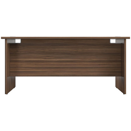 Jemini 1800mm Rectangular Desk, Panel End Leg, Walnut