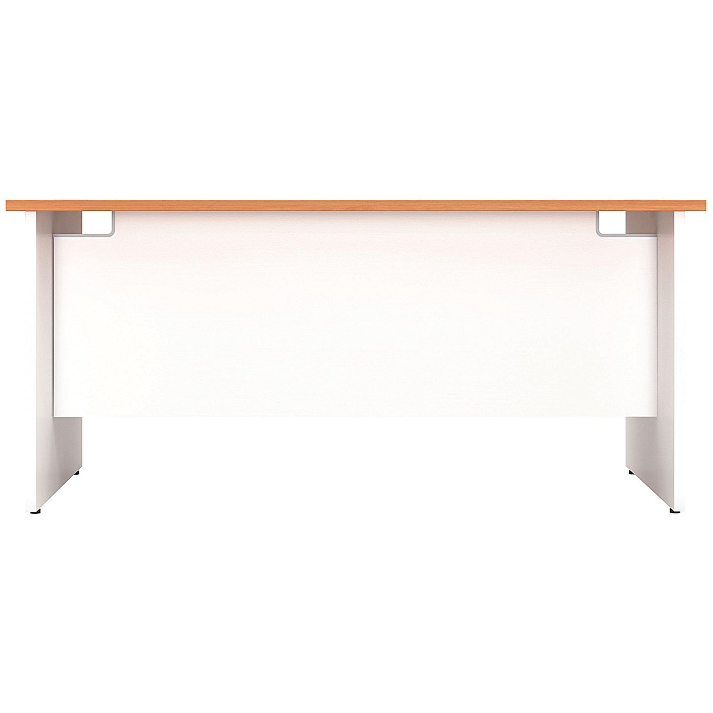 Jemini Two-Tone 1200mm Rectangular Desk, Panel End Leg, Beech & White