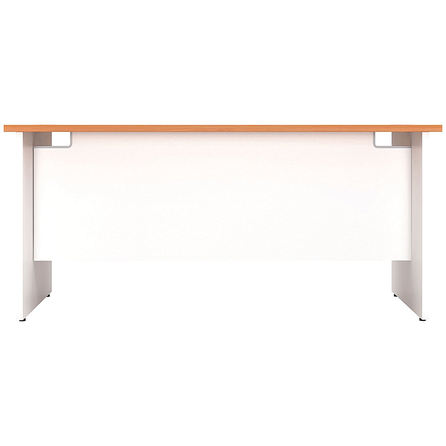 Jemini Two-Tone 1800mm Rectangular Desk, Panel End Leg, Beech & White