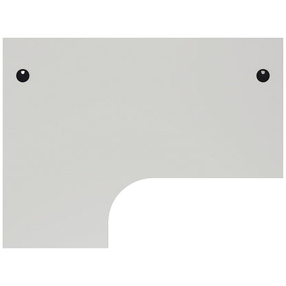 Jemini 1800mm Corner Desk, Left Hand, Panel End Leg, White