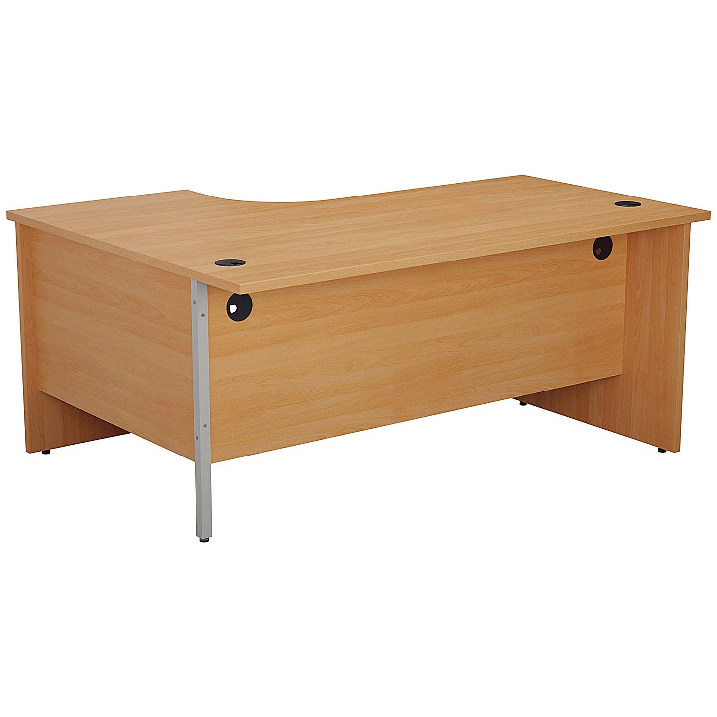 Jemini 1800mm Corner Desk, Right Hand, Panel End Leg, Beech