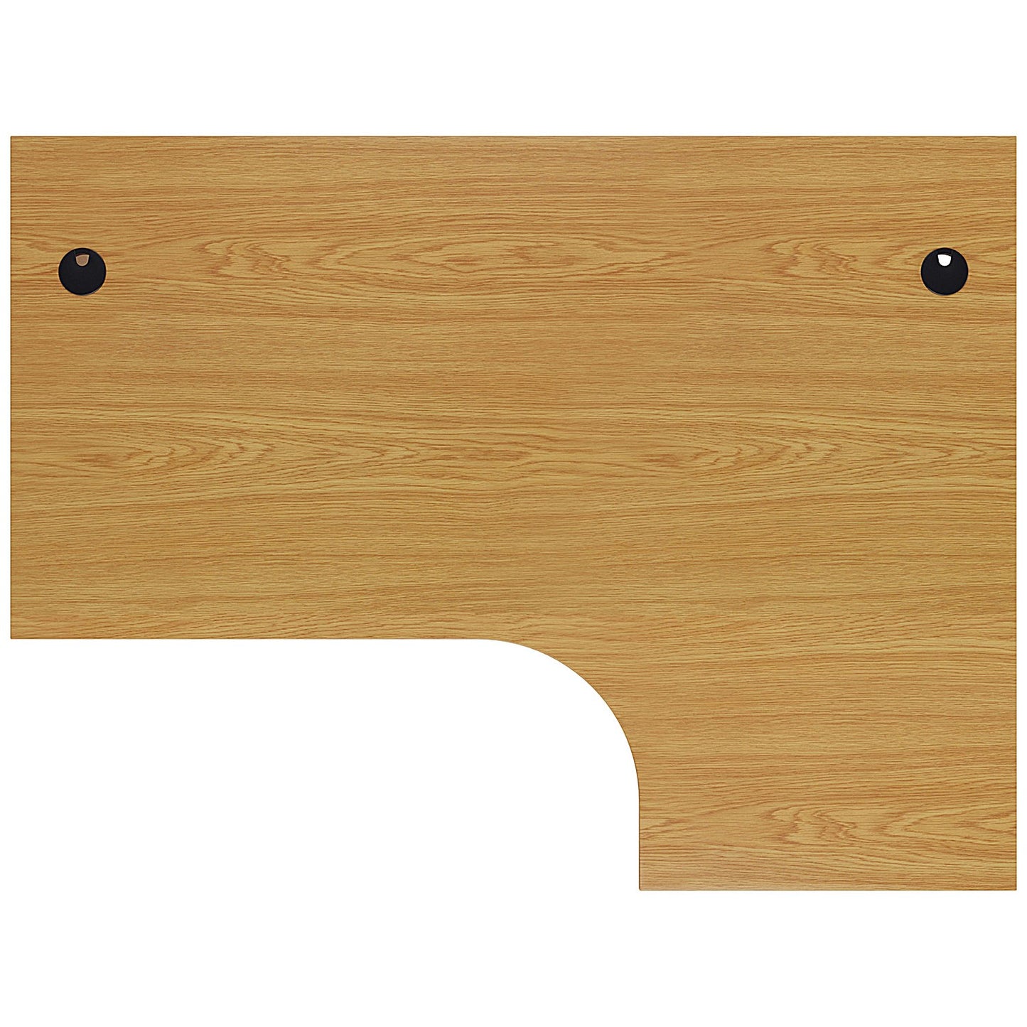 Jemini 1800mm Corner Desk, Right Hand, Panel End Leg, Oak