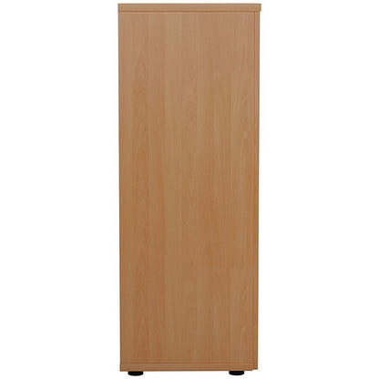 Jemini Medium Wooden Cupboard, 3 Shelves, 1200mm High, Beech