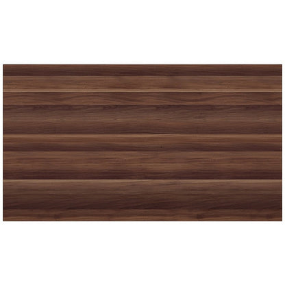 Jemini Medium Wooden Cupboard, 3 Shelves, 1200mm High, Walnut