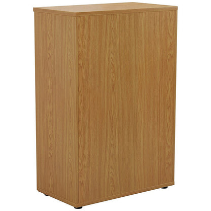 Jemini Medium Wooden Cupboard, 3 Shelves, 1200mm High, Oak
