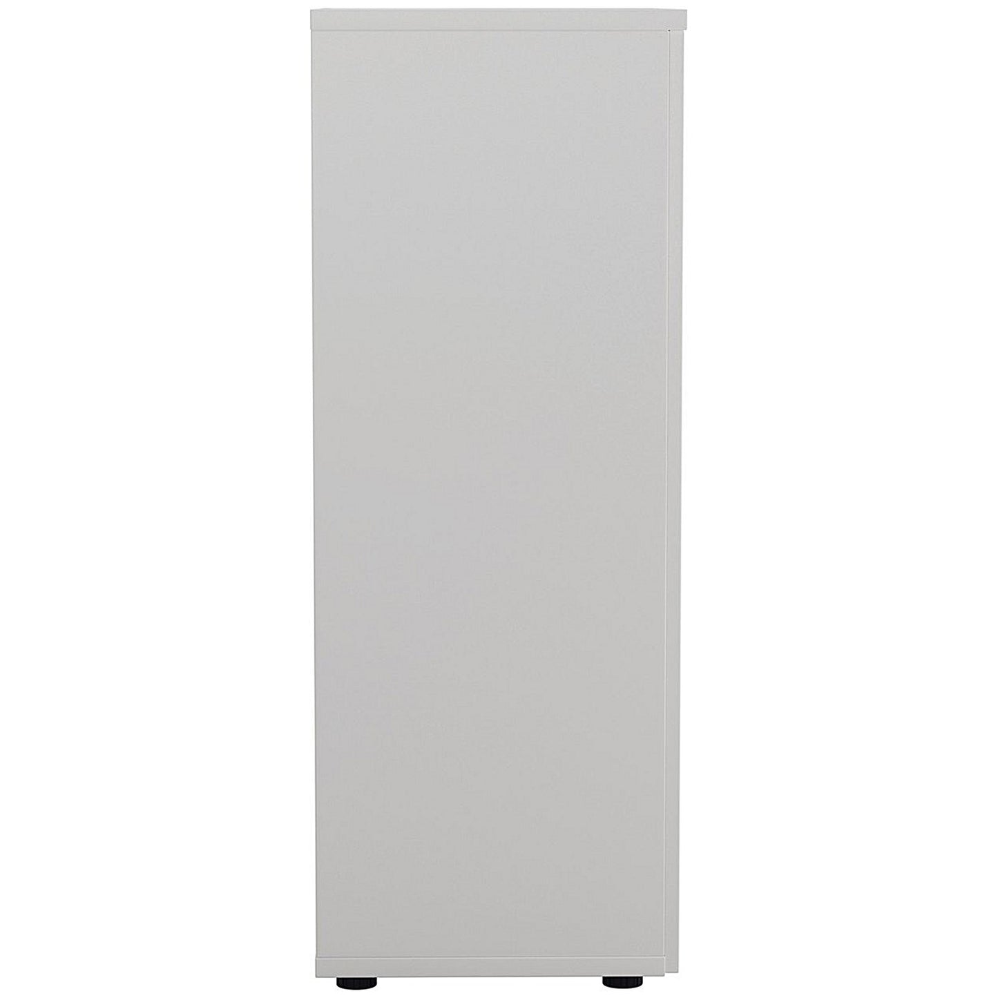 Jemini Medium Wooden Cupboard, 3 Shelves, 1200mm High, White
