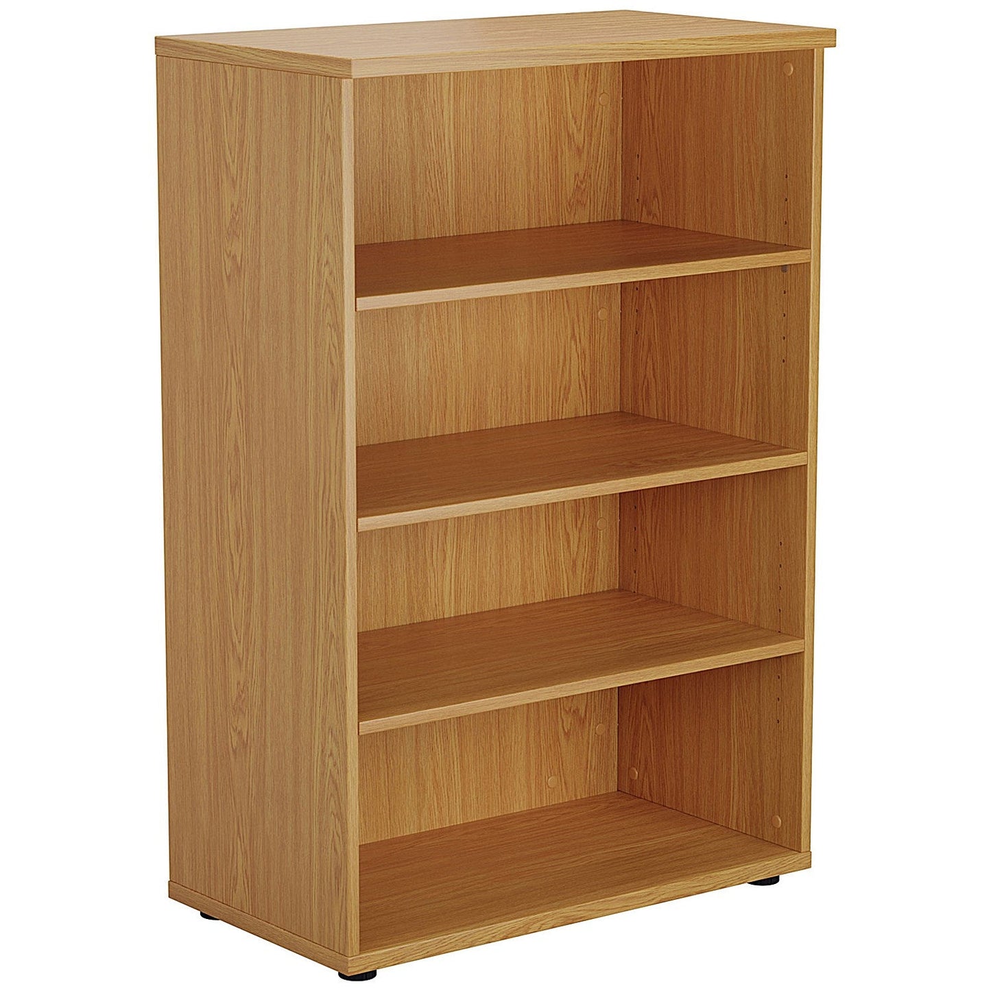 Jemini Medium Wooden Bookcase, 3 Shelves, 1200mm High, Oak Easy2Order : KF810360