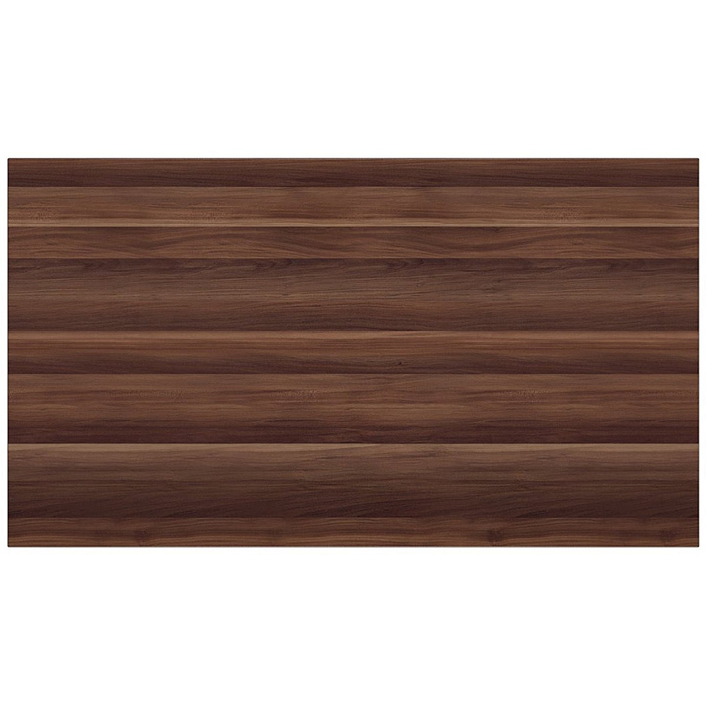 Jemini Tall Wooden Cupboard, 4 Shelves, 1600mm High, Walnut