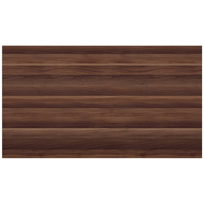 Jemini Tall Wooden Cupboard, 4 Shelves, 1600mm High, Walnut