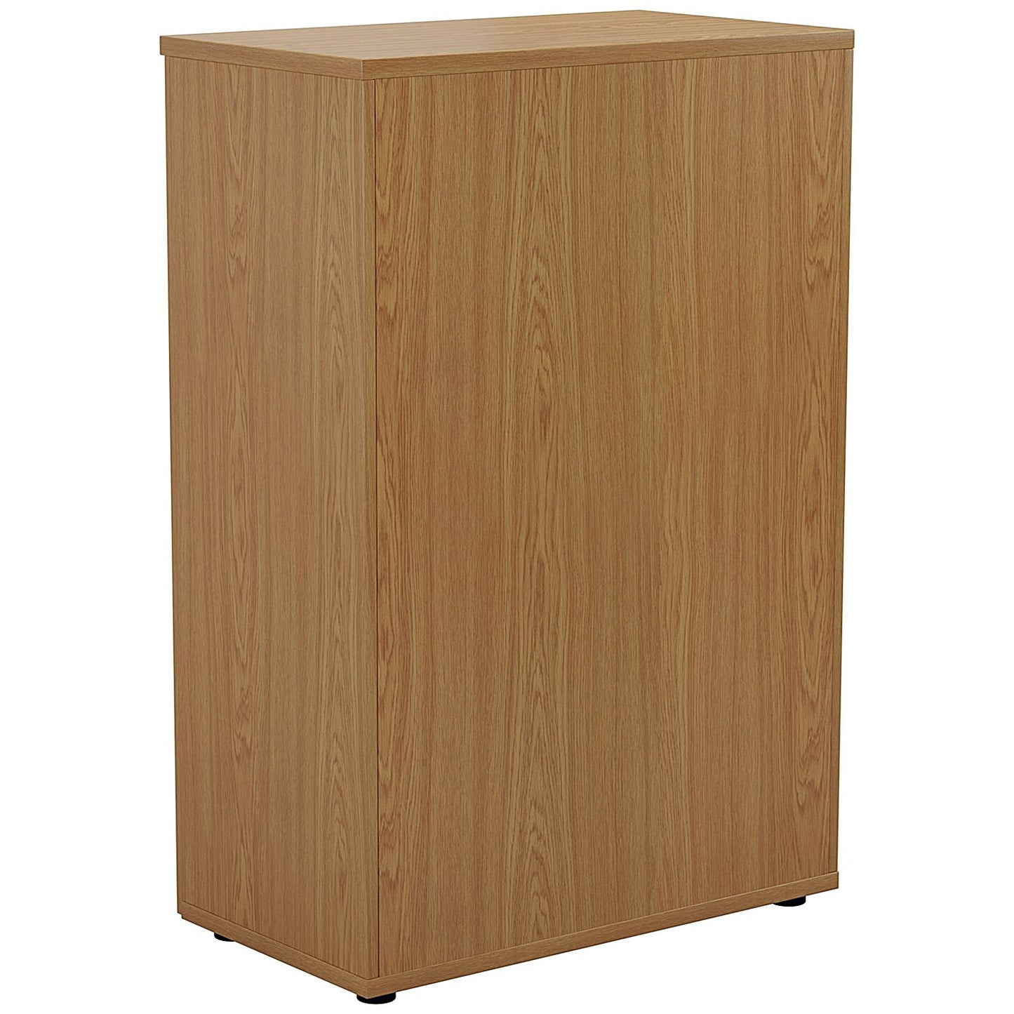 Jemini Tall Wooden Cupboard, 4 Shelves, 1600mm High, Oak