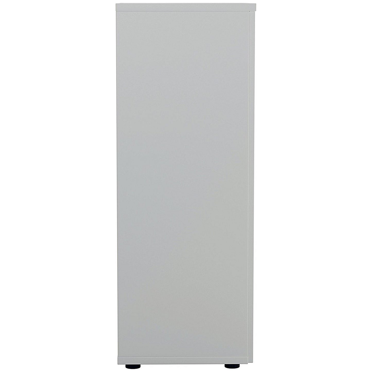 Jemini Tall Wooden Cupboard, 4 Shelves, 1600mm High, White