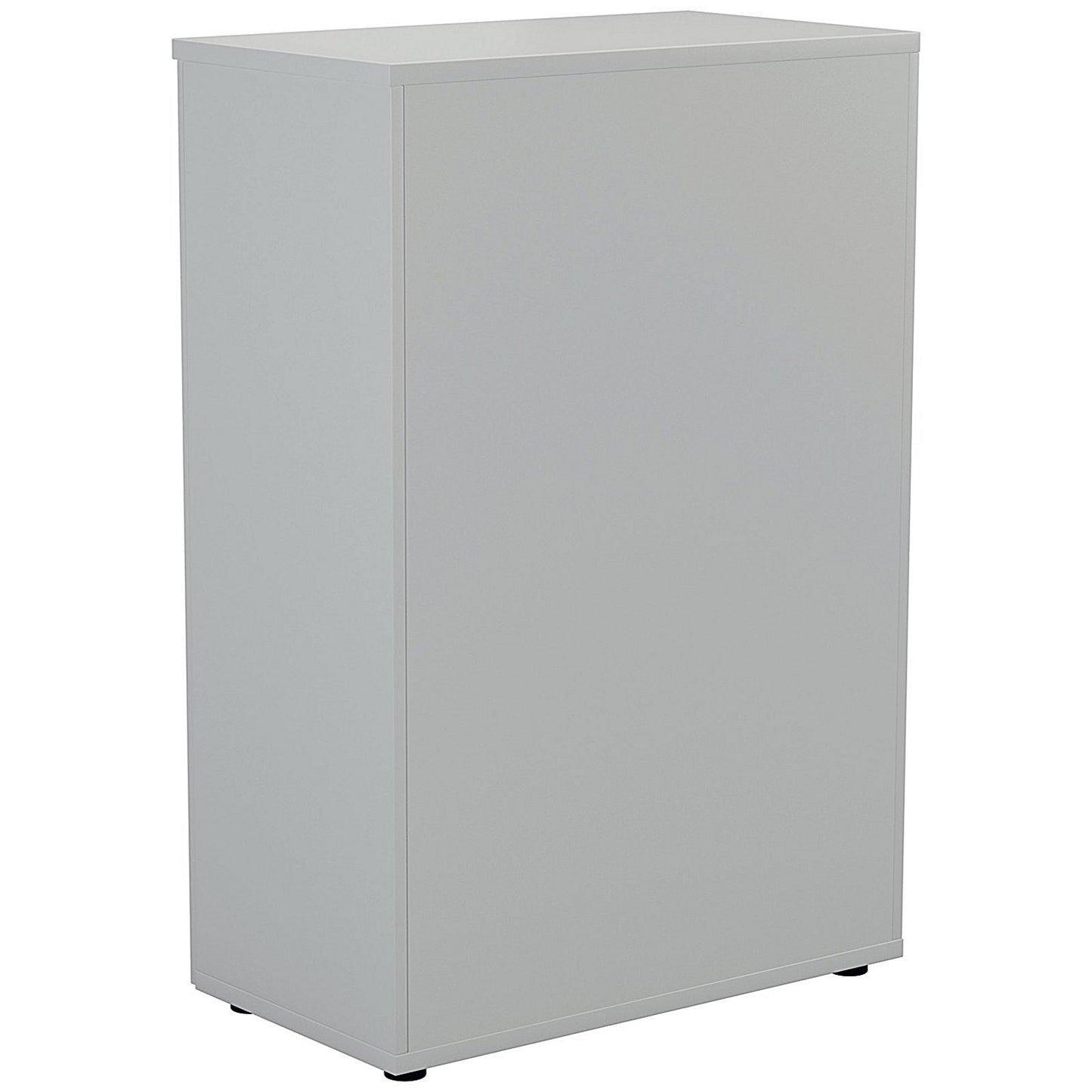 Jemini Tall Wooden Cupboard, 4 Shelves, 1600mm High, White