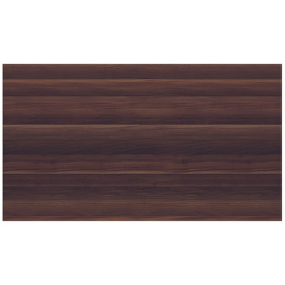 Jemini Tall Wooden Cupboard, 4 Shelves, 1800mm High, Walnut