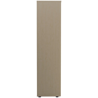 Jemini Tall Wooden Cupboard, 4 Shelves, 1800mm High, Maple