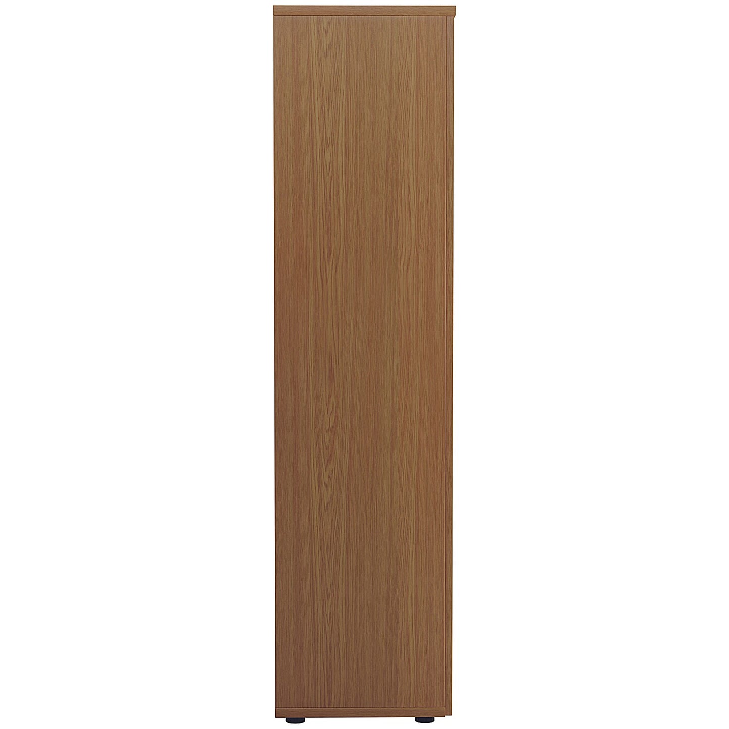 Jemini Tall Wooden Cupboard, 4 Shelves, 1800mm High, Oak
