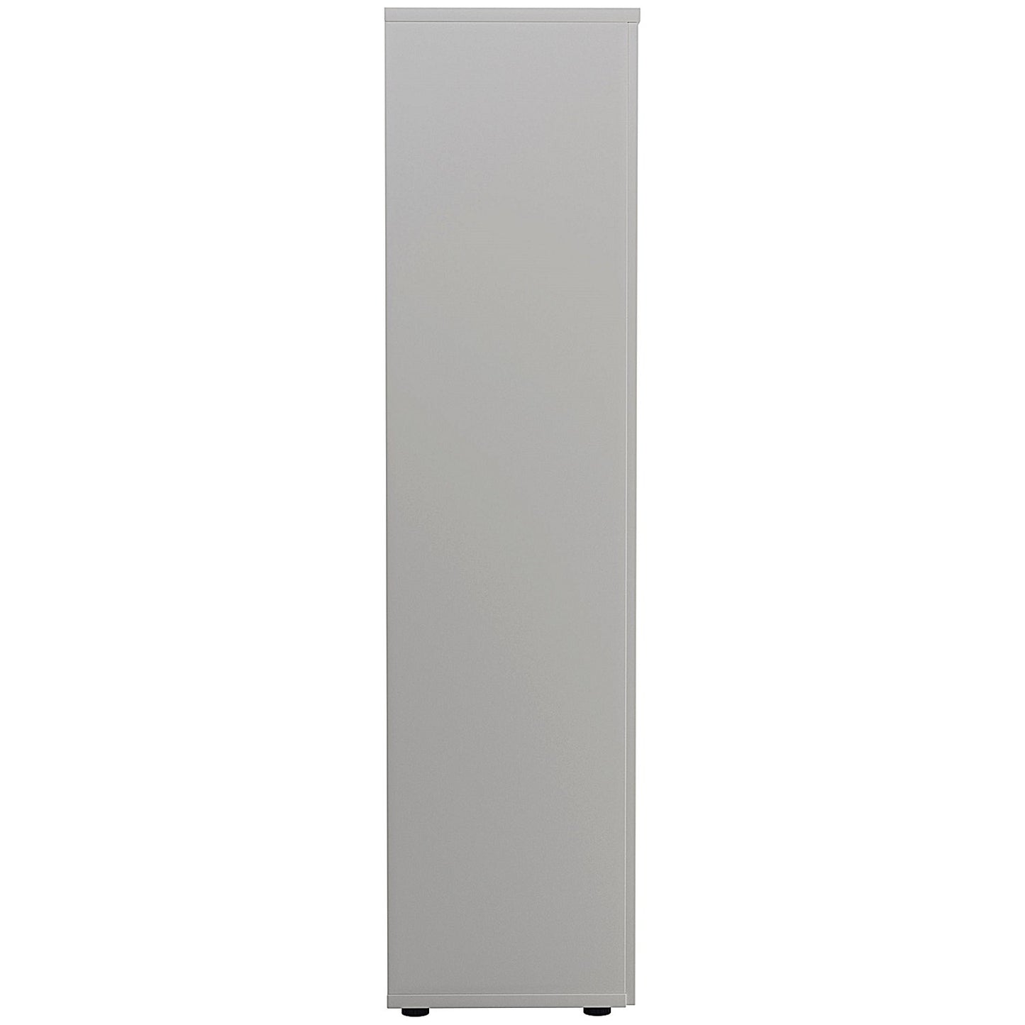 Jemini Tall Wooden Cupboard, 4 Shelves, 1800mm High, White