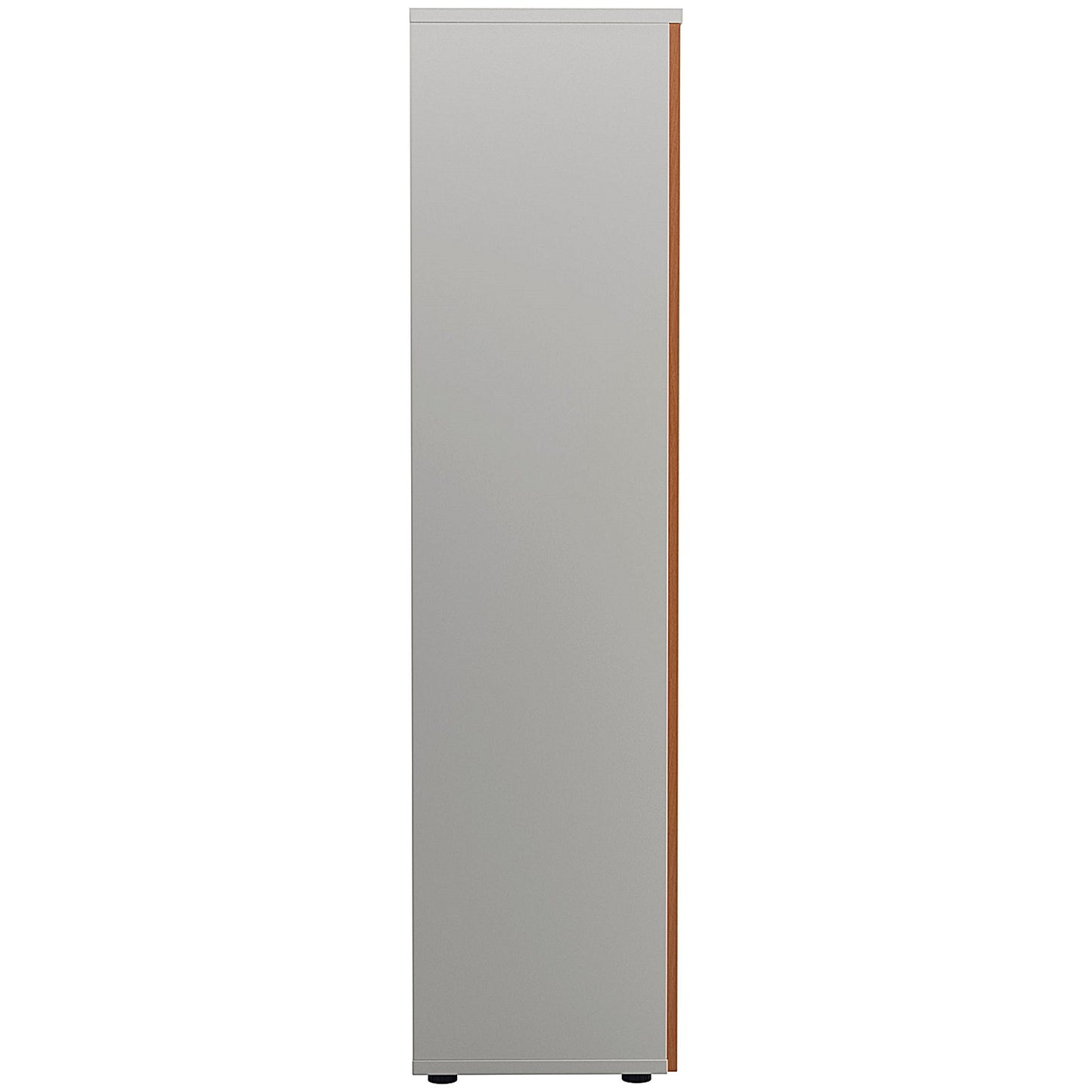 Jemini Two-Tone Tall Cupboard, 4 Shelves, 1800mm High, Beech and White