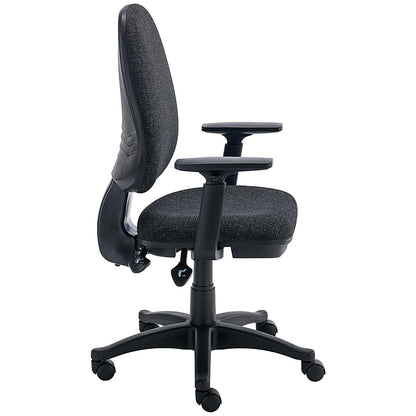 Astin Nesta Operator Chair with Adjustable Arms, Charcoal