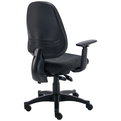 Astin Nesta Operator Chair with Adjustable Arms, Charcoal