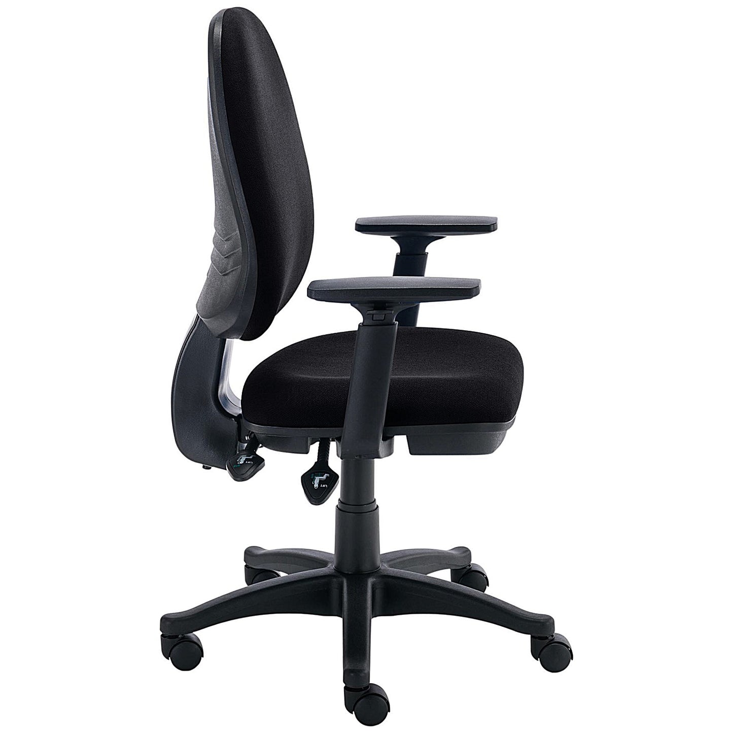 Astin Nesta Operator Chair with Adjustable Arms, Black